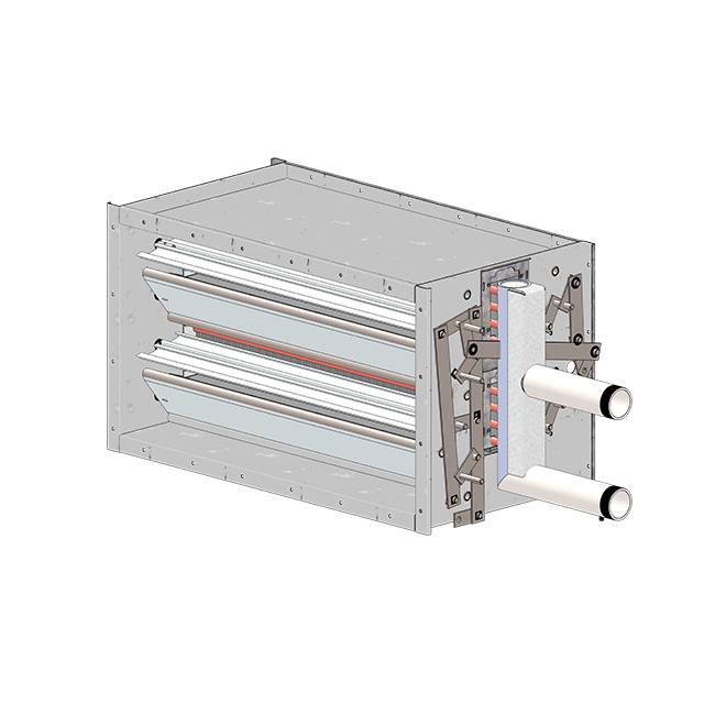 Unités de face et évitement avec serpentin